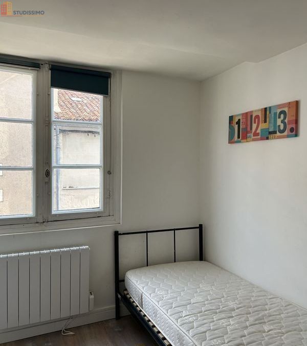 Studio meublé 12m² Poitiers centre - Meublé, DPE D - Photo 3
