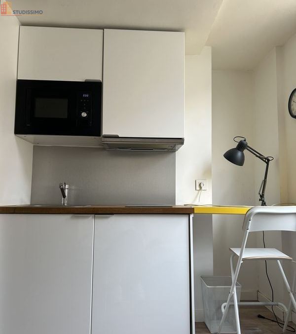 Studio meublé 12m² Poitiers centre - Meublé, DPE D - Photo 2
