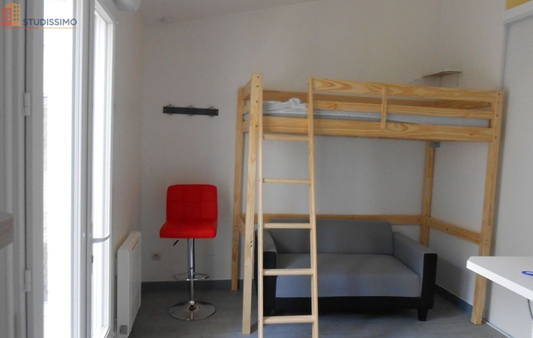 Studio meublé 20m² Poitiers - Meublé, DPE D - Photo 2