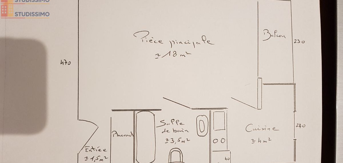 Studio 27m² Poitiers - 1er étage, lumineux - Photo 3
