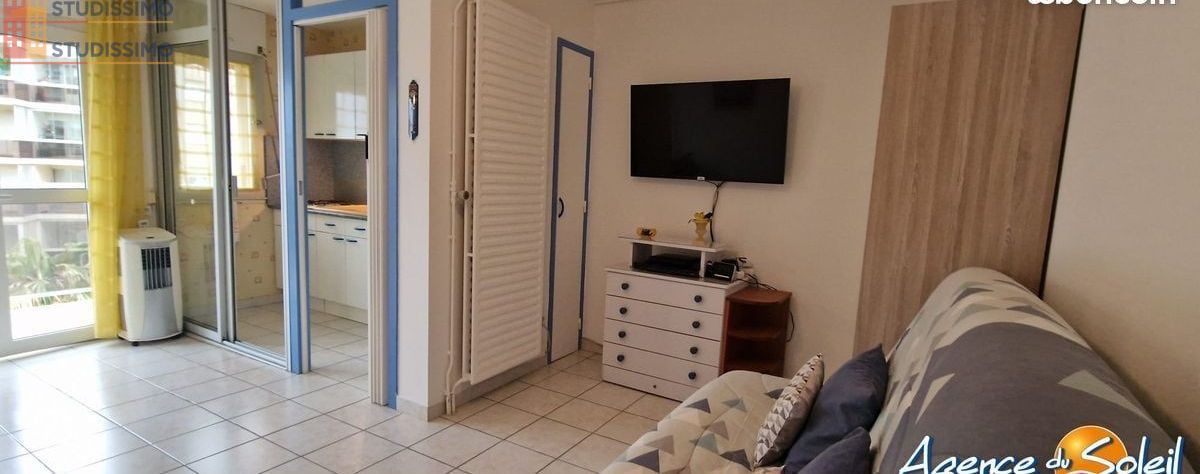 Studio 19m² Canet-en-Roussillon - Étage élevé, DPE D - Photo 6
