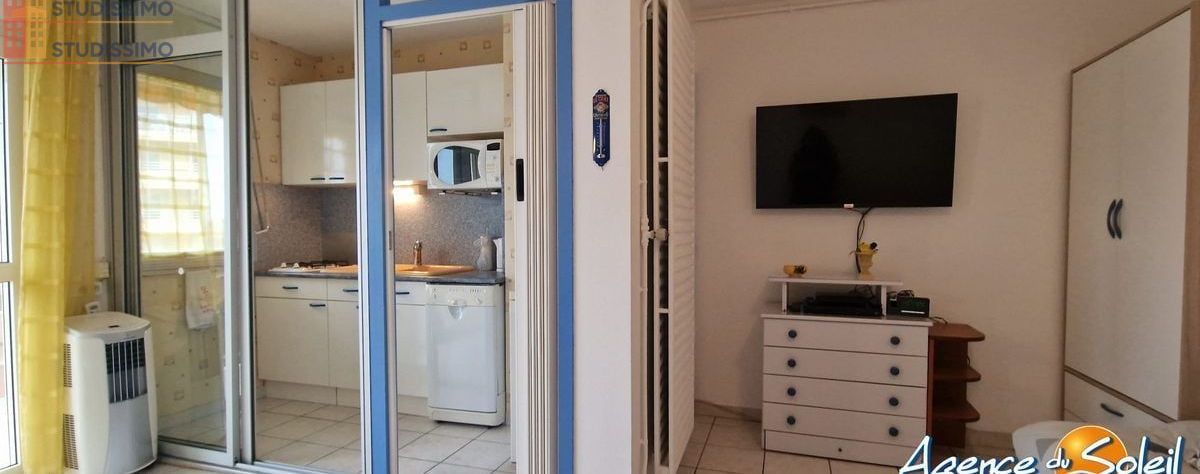 Studio 19m² Canet-en-Roussillon - Étage élevé, DPE D - Photo 1