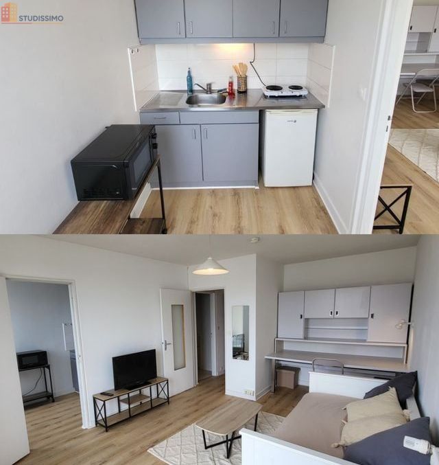 Studio meublé 27m² Poitiers - Proche universités, dernier étage - Photo 5