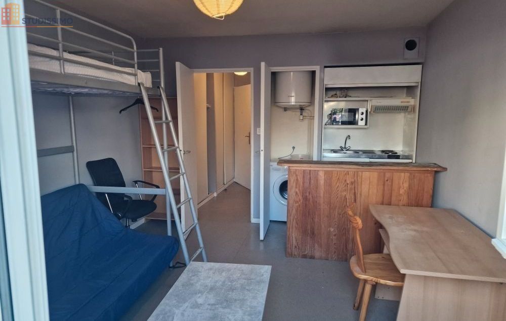 Studio meublé 23m² Poitiers - Meublé, DPE D - Photo 3