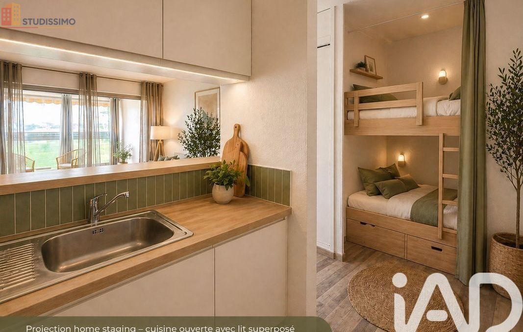 Studio 26m² Canet-en-Roussillon - Étage 2, DPE C - Photo 7