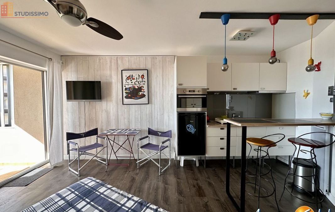 Studio 23m² Canet-en-Roussillon - Étage élevé, DPE D - Photo 3