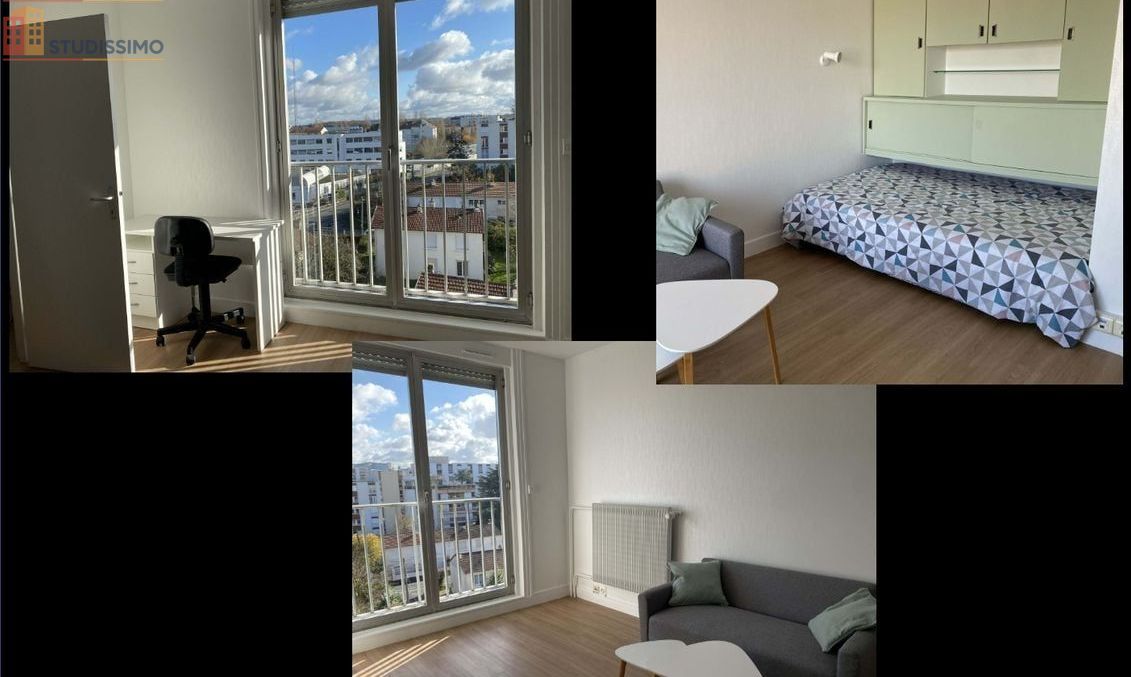 Studio meublé 27m² Poitiers - Dernier étage, lumineux - Photo 4