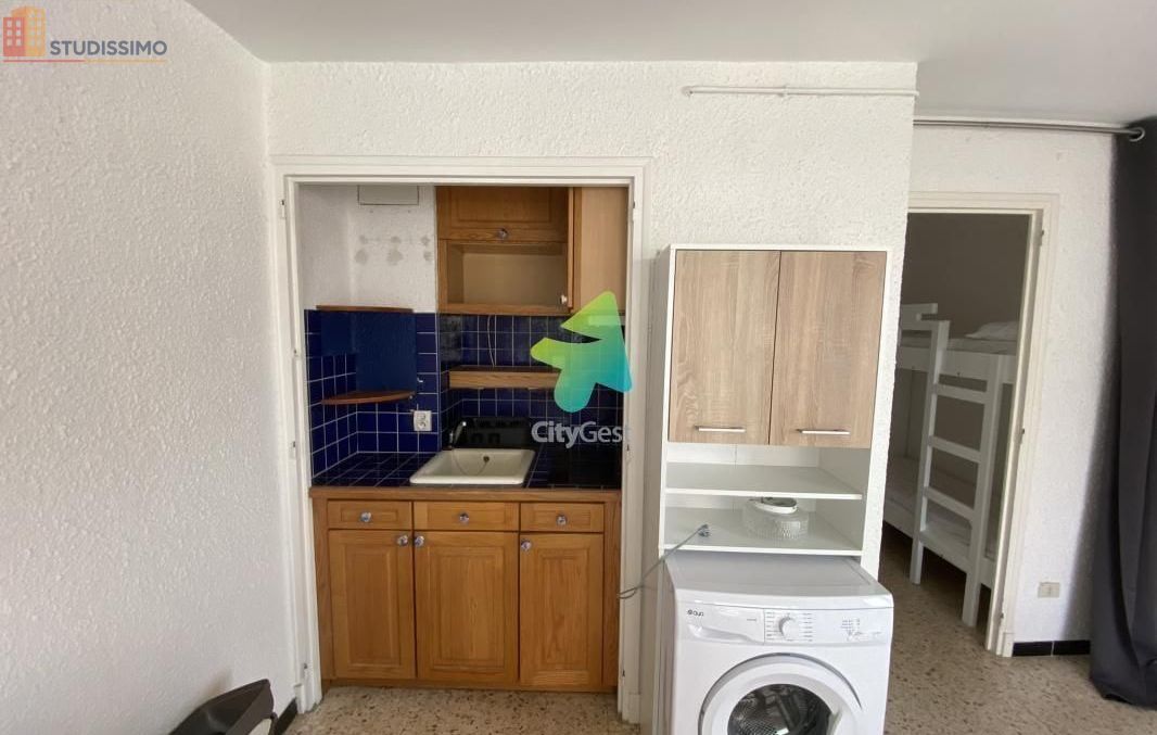 Studio 33m² Canet-en-Roussillon - Dernier étage, lumineux - Photo 1