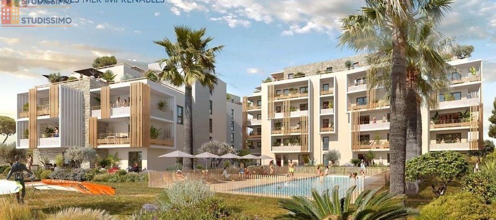 Studio 24m² Le Barcarès - DPE A, 2e étage - Photo 1