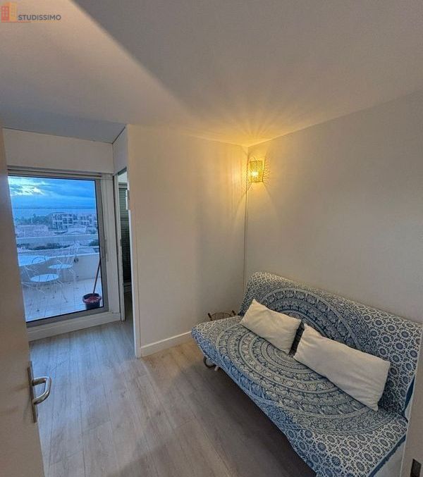 Studio meublé 21m² Canet-en-Roussillon - 5e étage, lumineux - Photo 2