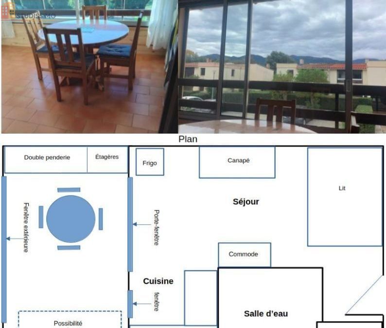 Studio 29m² Argelès-sur-Mer - 1er étage - Photo 2
