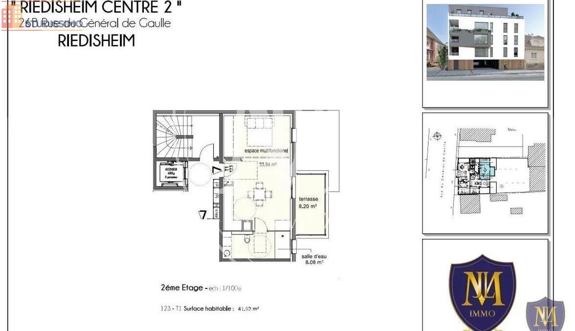 Studio 42m² Riedisheim - 2e étage - Photo 3