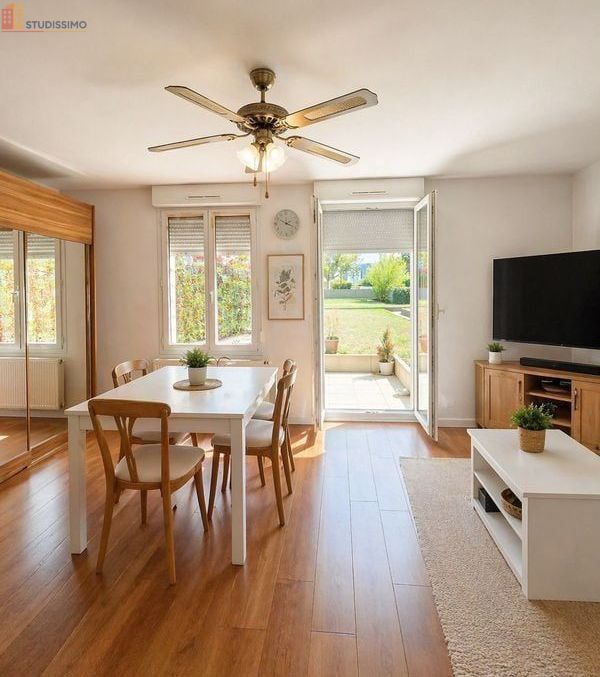 Studio 32m² Pfastatt - Jardin - Photo 2