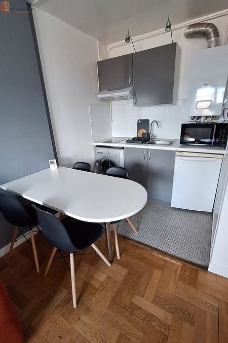 Studio meublé 24m² Limoges centre - Lumineux, dernier étage - Photo 3
