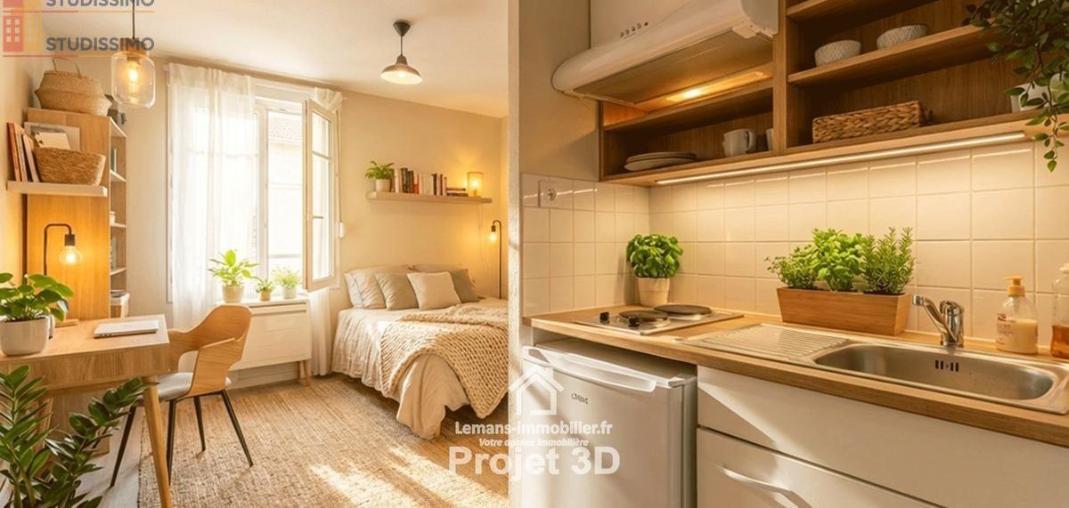 Studio 20m² Le Mans - DPE C - Photo 2