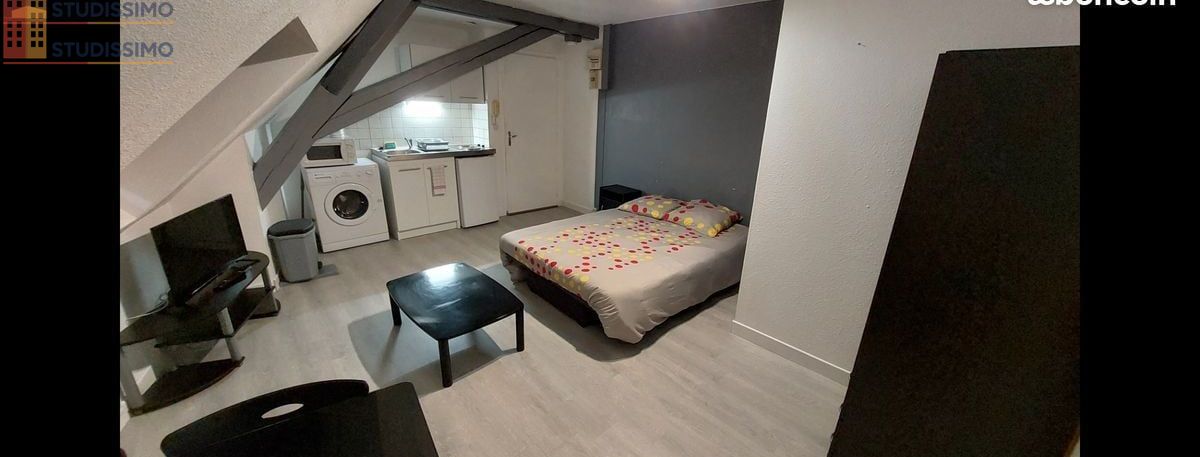 Studio meublé 18m² Belfort - Cocooning, parking - Photo 1
