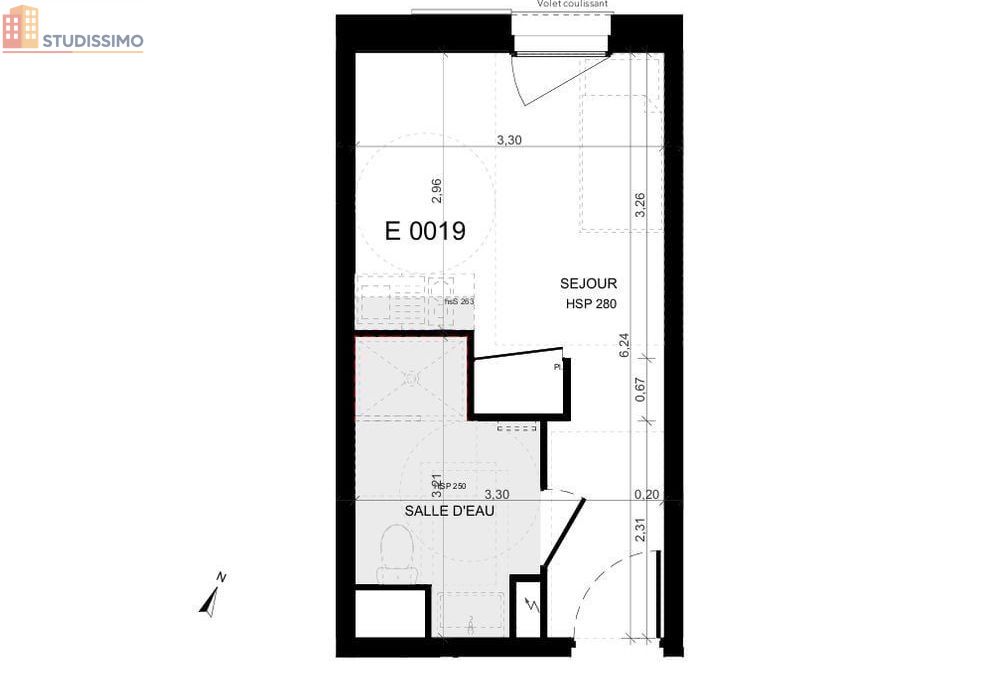 Studio 20m² Niort - DPE A - Photo 6
