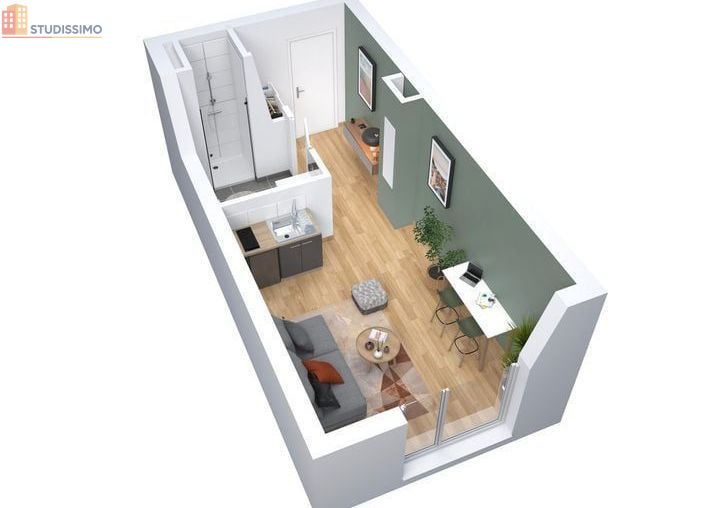 Studio 19m² Niort - Proche Urbanéo Venise Verte - Photo 7