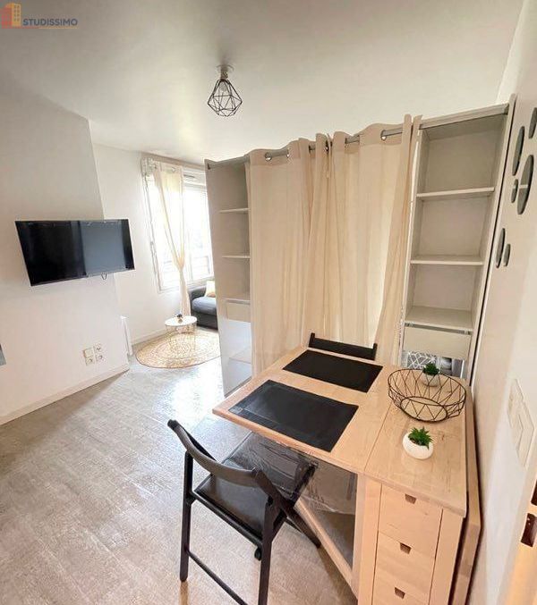 Studio meublé 27m² Vigneux-sur-Seine - Meublé, DPE D - Photo 2