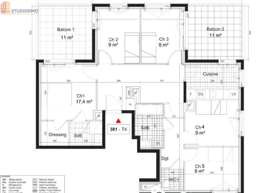 Studio meublé 9m² Massy - Meublé, DPE B - Photo 2