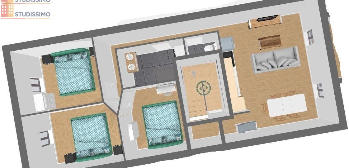 Studio 60m² Rabastens - Plateau brut, jardin - Photo 1