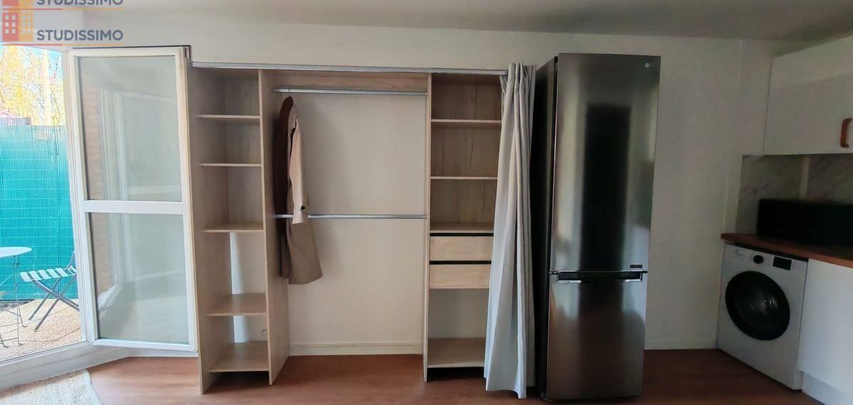 Studio meublé 28m² Massy 91300 - Jardin privatif, parking - Photo 8