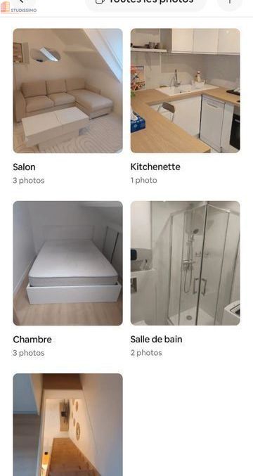 Studio meublé 25m² Chilly-Mazarin - Mezzanine, proche Orly - Photo 1