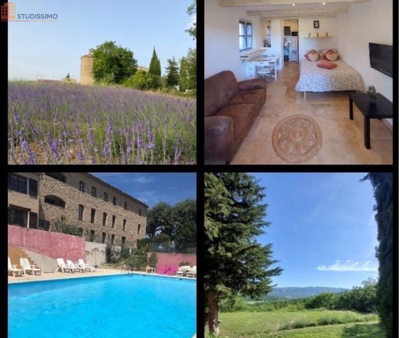 Studio 23m² Caseneuve - Terrasse, vue Luberon - Photo 1