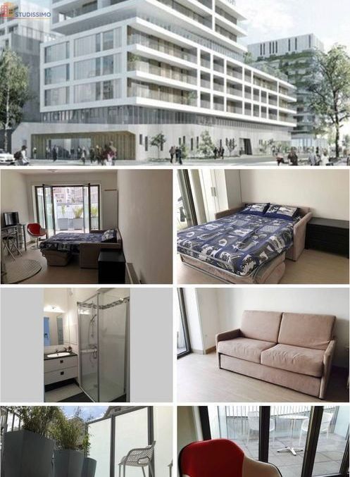 Studio meublé 27m² Boulogne-Billancourt - Grande terrasse, lumineux - Photo 8