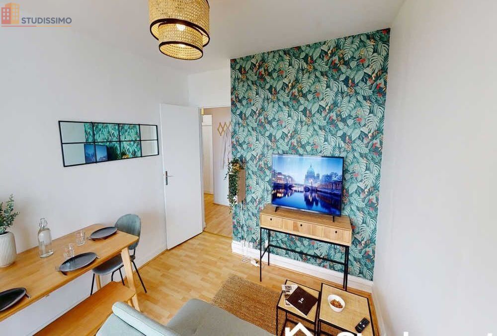 Studio meublé 11m² Clichy 92110 - Lumineux, vue dégagée - Photo 3