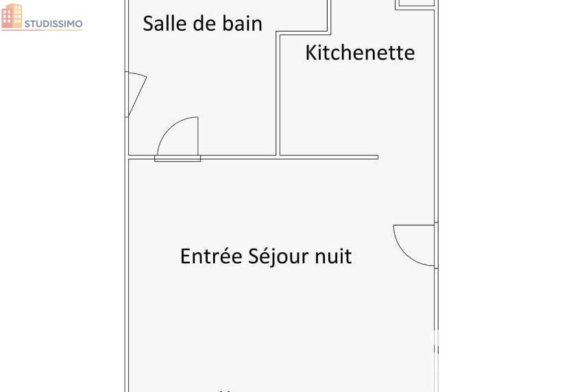 Studio 22m² Poitiers 86000 - Photo 7