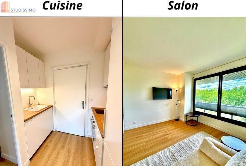 Studio meublé 27m² Suresnes - Vue Seine - Photo 4