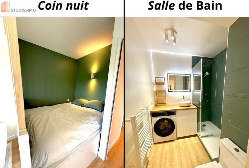 Studio meublé 27m² Suresnes - Vue Seine - Photo 2