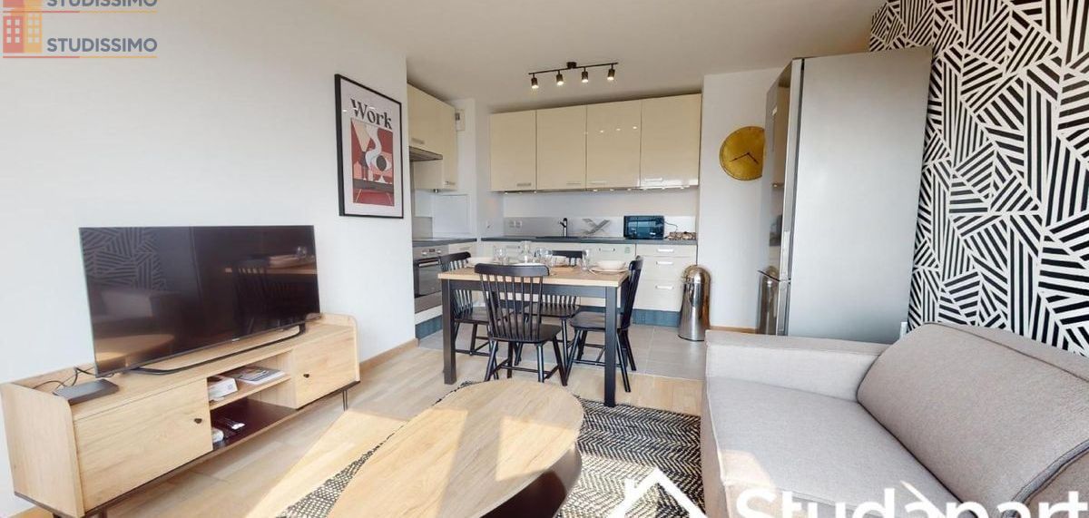 Studio meublé 12m² Colombes - Lumineux, étage élevé - Photo 3