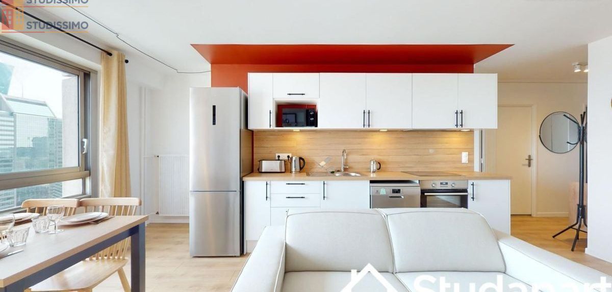 Studio 82m² Courbevoie - Meublé, DPE A - Photo 4