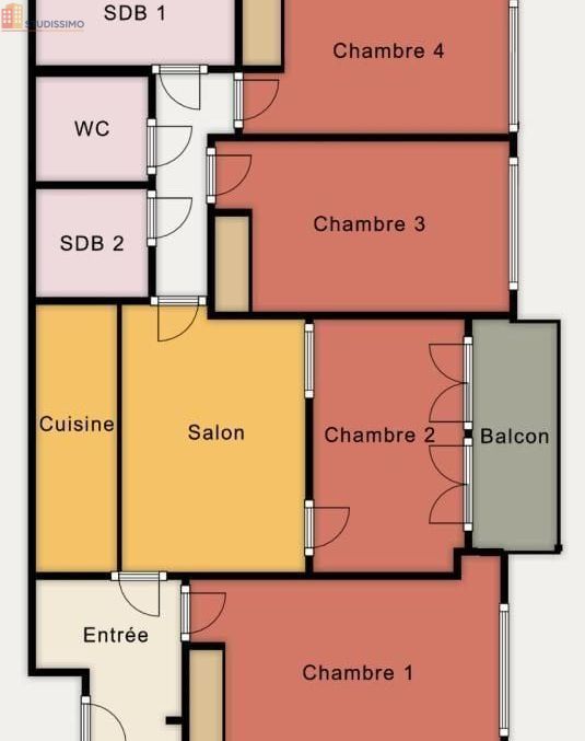 Studio meublé 19m² Clichy 92110 - Lumineux, étage 2 - Photo 1