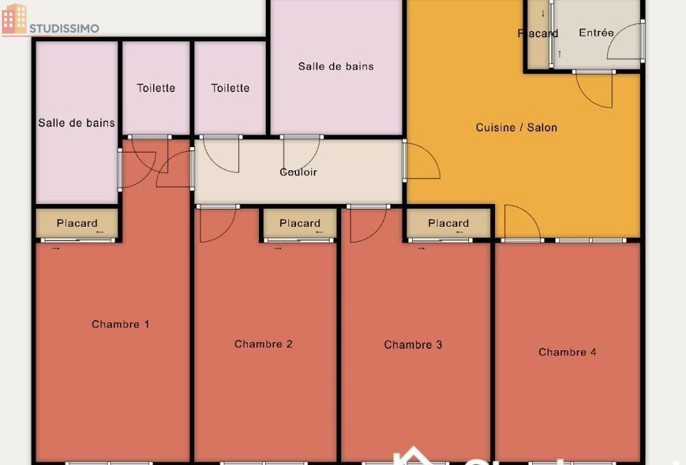 Studio meublé 21m² Clichy 92110 - Lumineux, DPE A - Photo 1