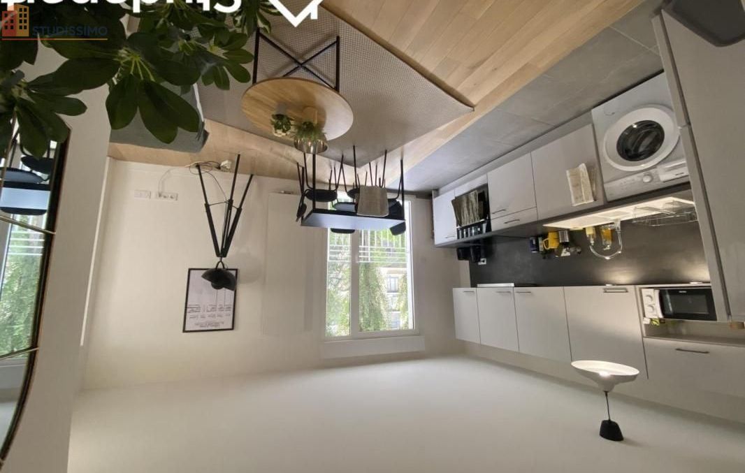 Studio meublé 10m² Clichy 92110 - Lumineux, DPE A - Photo 2