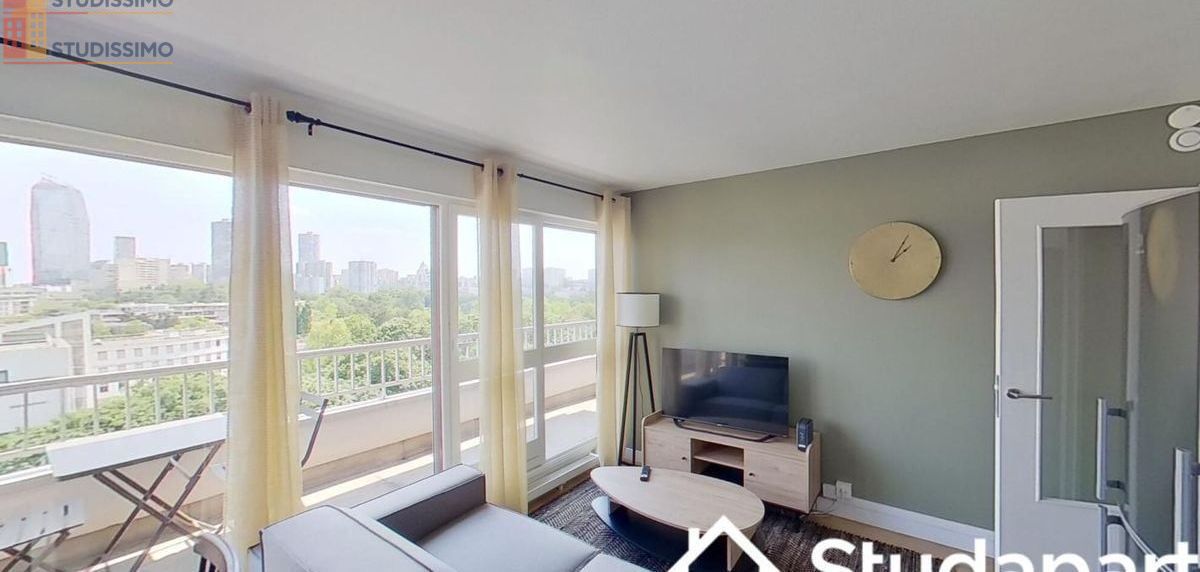 Studio 9m² Nanterre - Meublé, lumineux - Photo 1