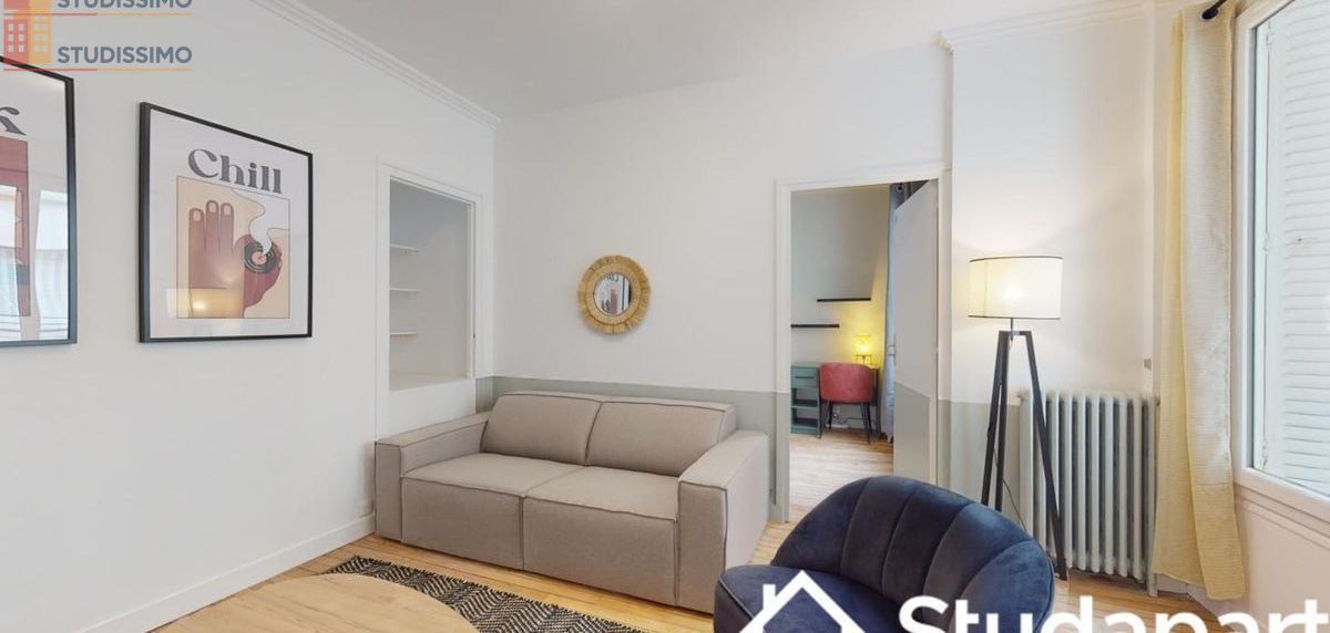 Studio meublé 10m² Nanterre - Meublé, DPE A - Photo 2