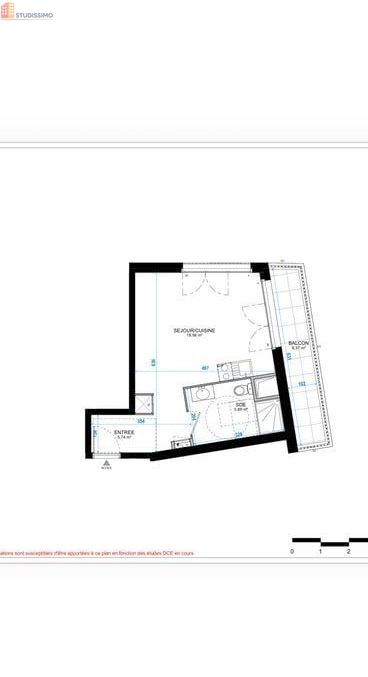 Studio 30m² Villeneuve-la-Garenne - DPE A, lumineux - Photo 1