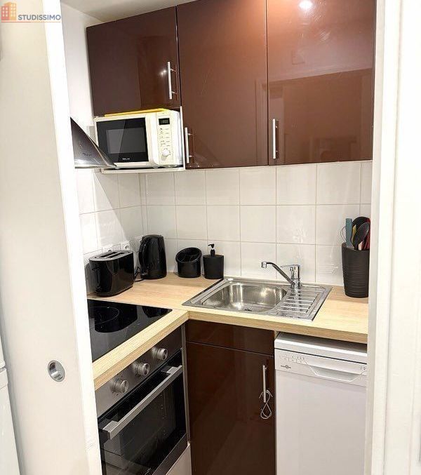 Studio meublé 27m² Boulogne-Billancourt - Entièrement équipé, grand - Photo 2