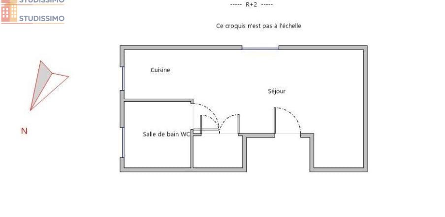Studio meublé 15m² Nanterre - Proche La Défense, belle surface - Photo 2