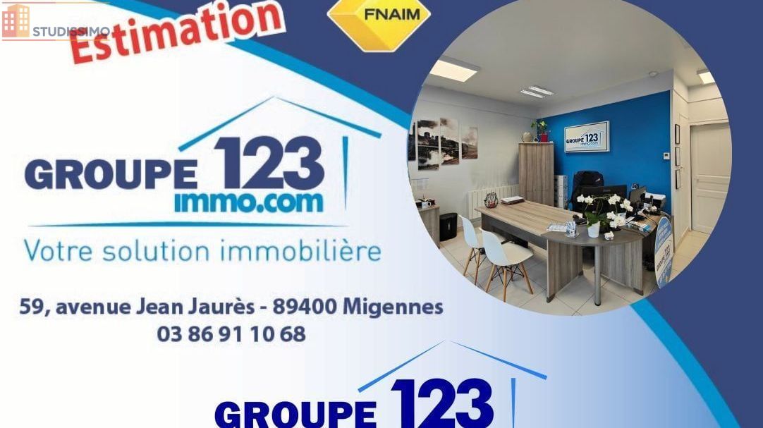 Studio 26m² Migennes - 3e étage, DPE D - Photo 1