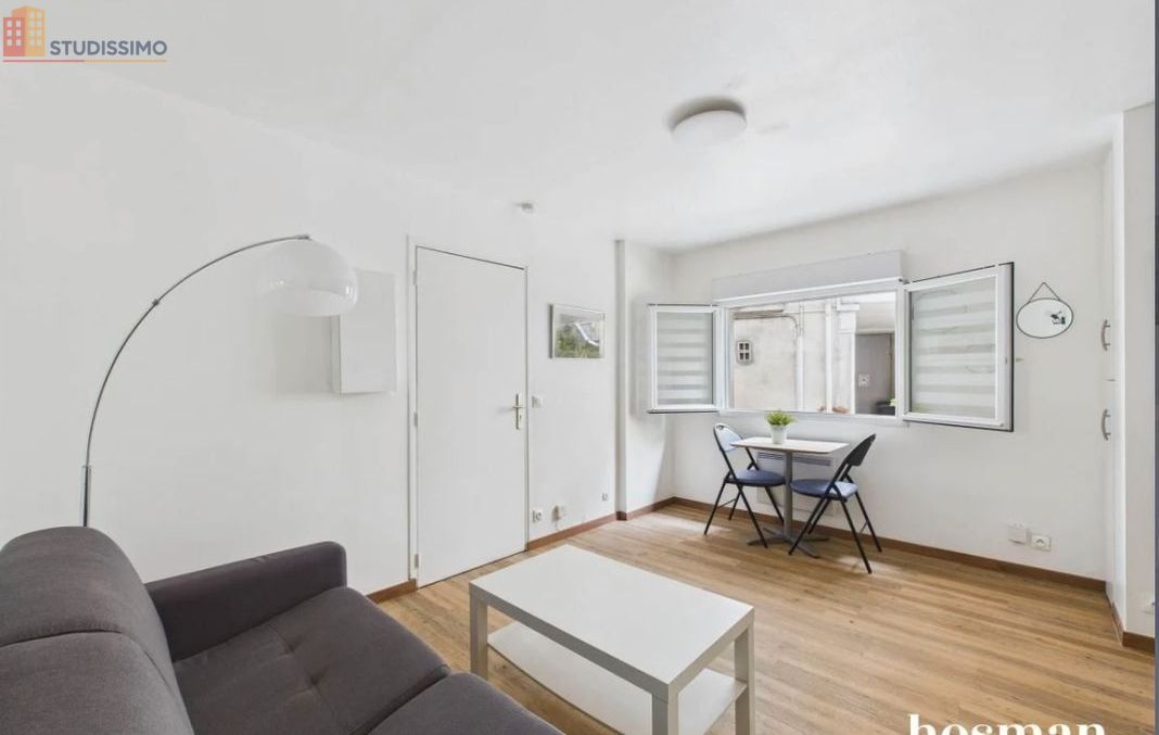 Studio meublé 23m² Saint-Cloud - Cour aménagée - Photo 17
