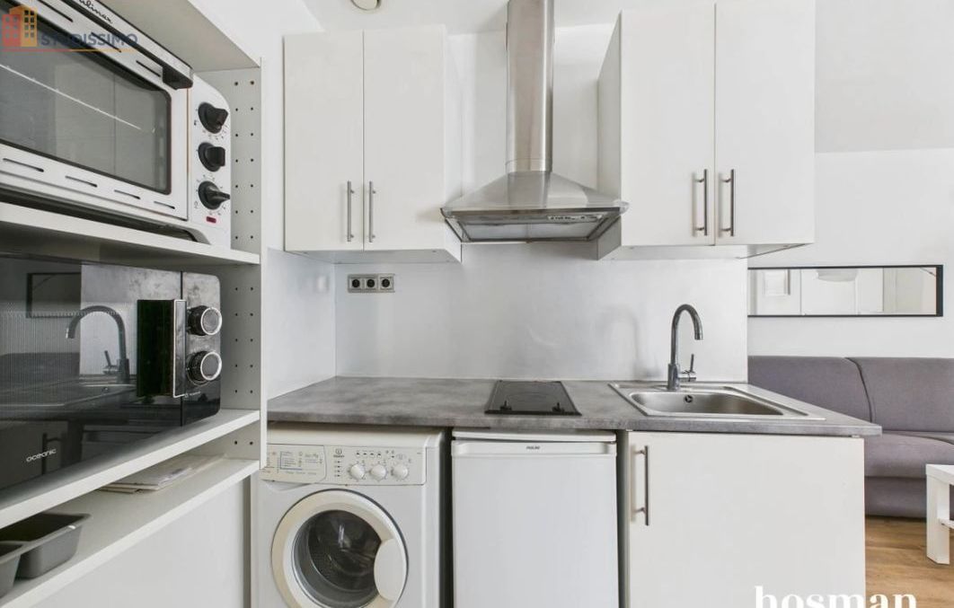 Studio meublé 23m² Saint-Cloud - Cour aménagée - Photo 11