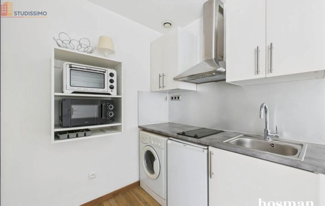 Studio meublé 23m² Saint-Cloud - Cour aménagée - Photo 1