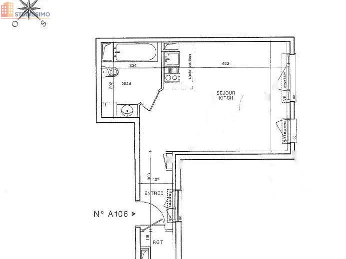 Studio 33m² Suresnes - Parking, lumineux - Photo 2
