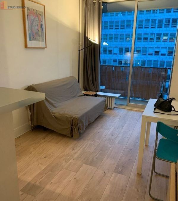 Studio meublé 16m² Boulogne-Billancourt - Balcon, lumineux - Photo 1