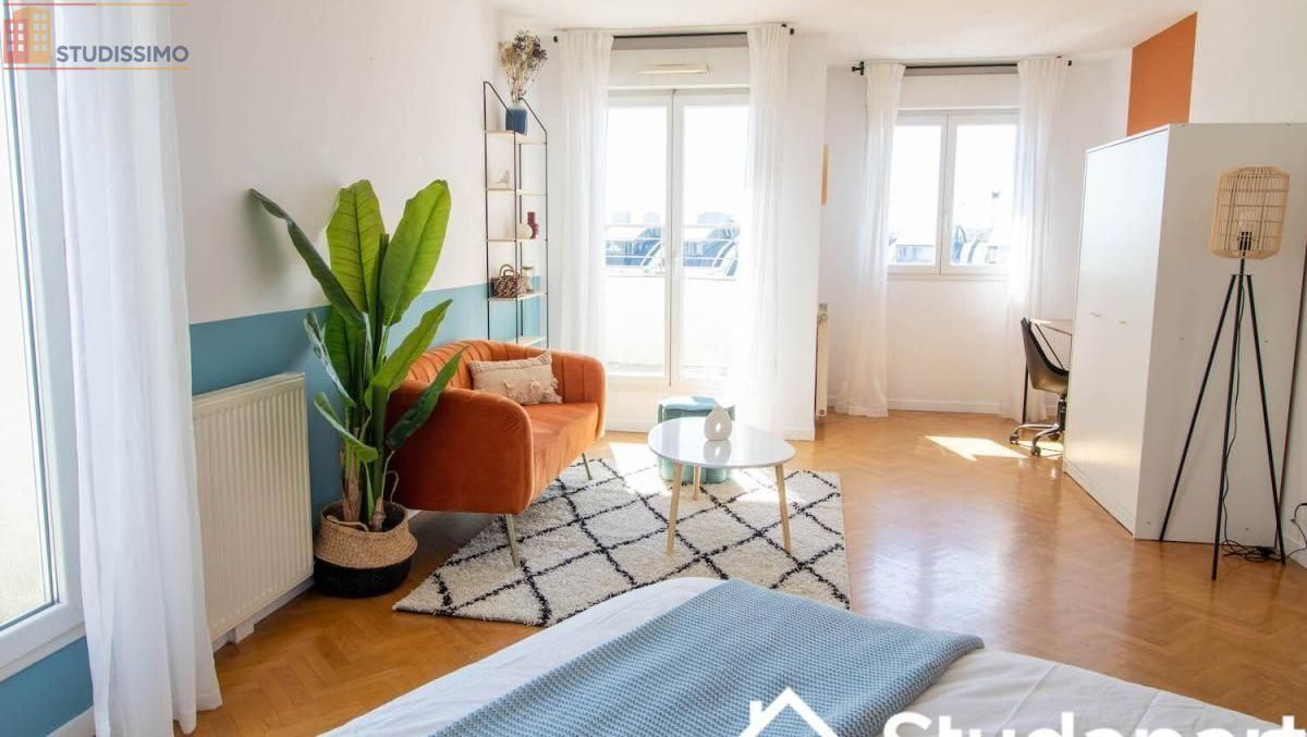 Studio meublé 13m² Saint-Denis - Étage élevé, DPE A - Photo 7